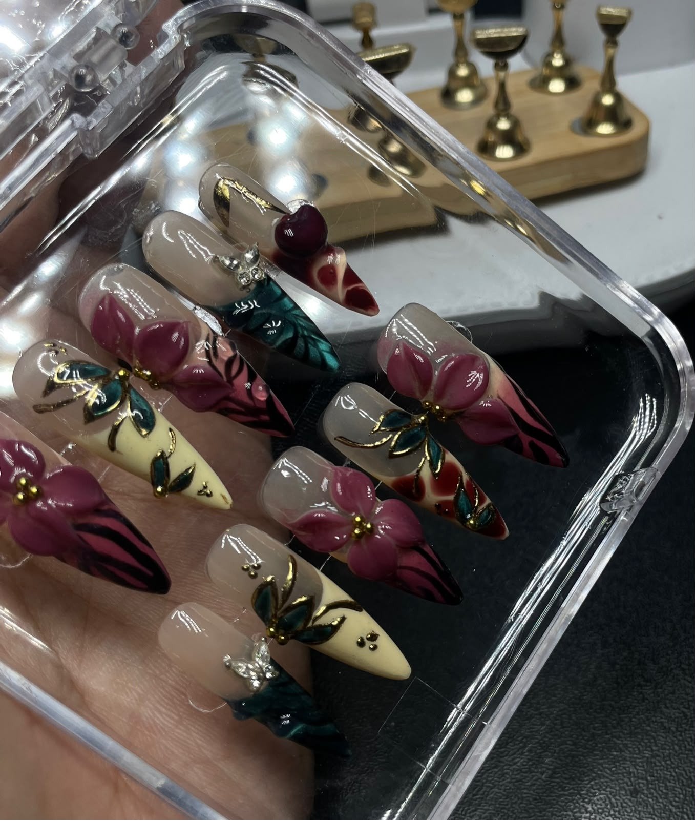 Velvet Bloom Stiletto Set
